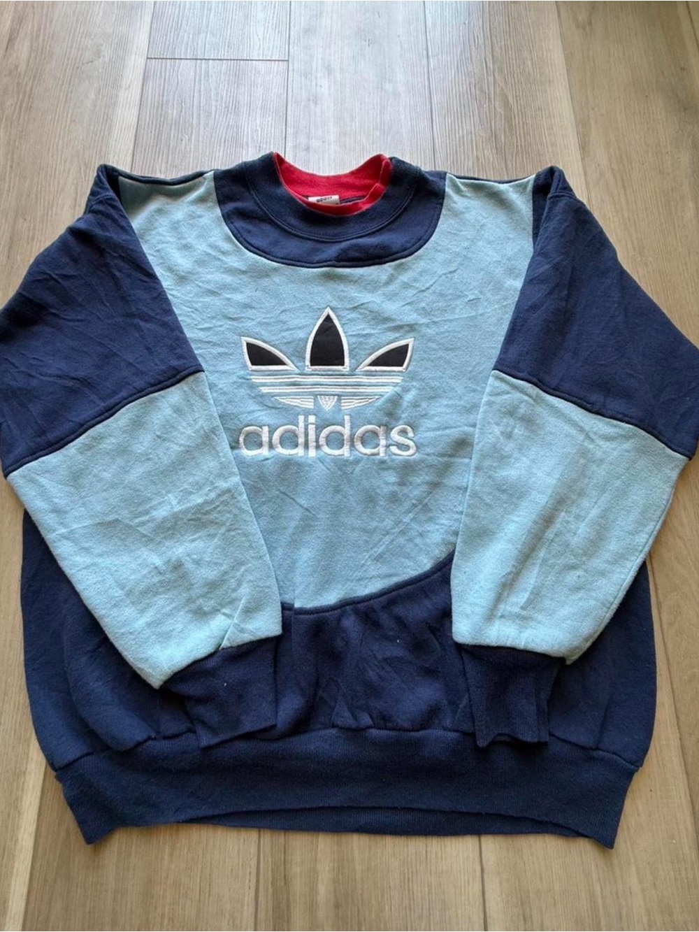 One of a Kind — Vintage Reworked Adidas Sweatshirt – Upcycled